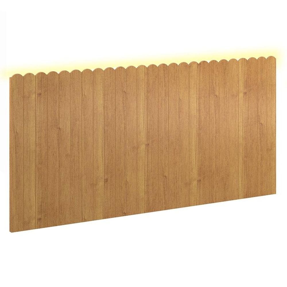 Painel Decorativo Farm 225x109x37 cm Freijó com Led - Matic
