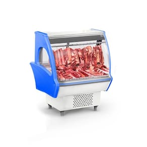 Câmara Expositora de Açougue Plus com Bandejas Plásticas 1,50m Gancheira EAP 1500 220V - Refrimate Azul