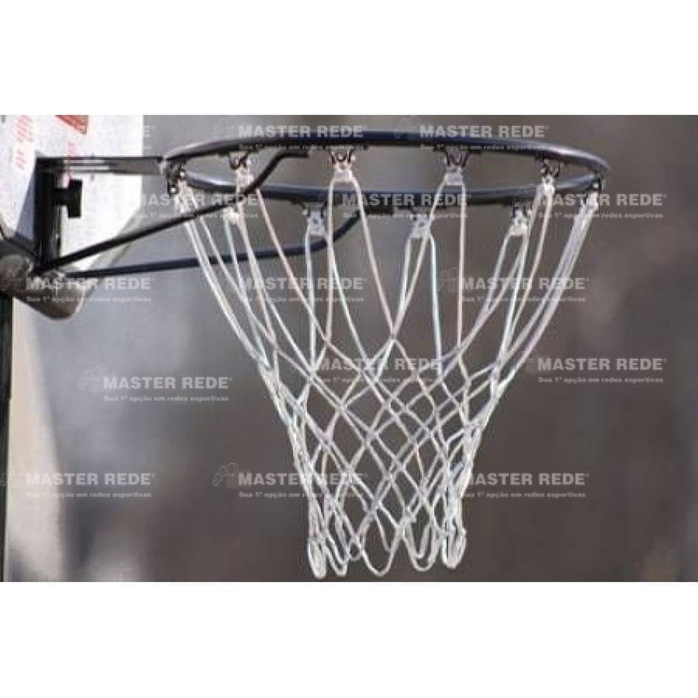 Rede de Basquete Master Nylon Fio 2.0 10 alças com Nó