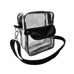 Bolsa shoulder bag transparente shoulderbag soft com tampa