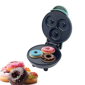 Máquina de Mini Donuts Rosquinhas Cozinha Antiaderente Confeitaria Sobremesa Culinária Crianças Biscoito