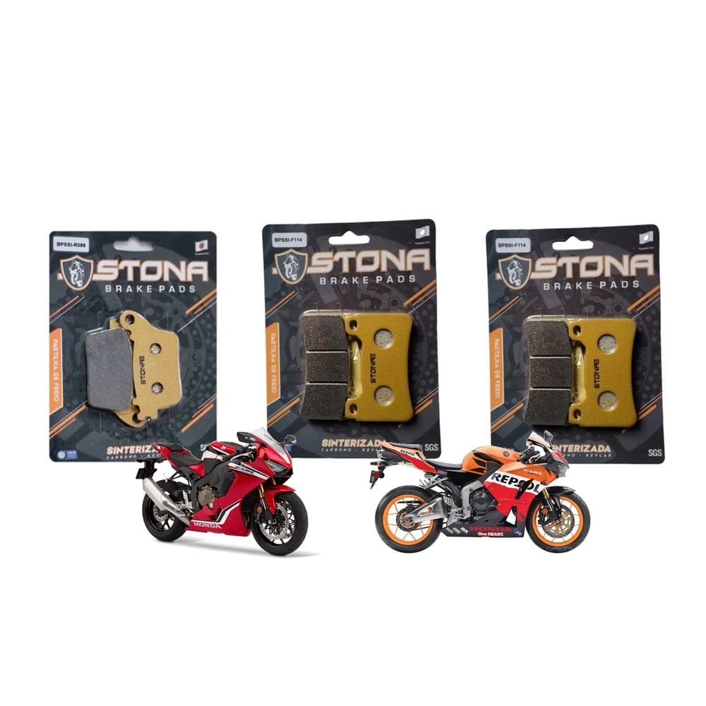 Kit Pastilha Freio Stona D/T CBR 1000RR Fireblade 2014-2015