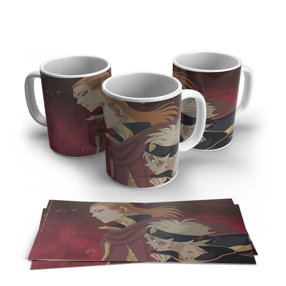 Caneca de Porcela Anime Black Cover Modelo 32
