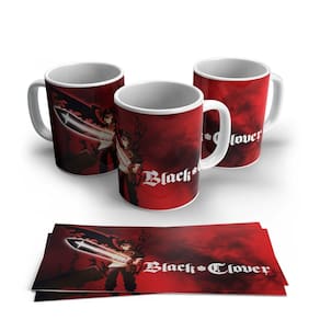 Caneca de Porcela Anime Black Cover Modelo 03