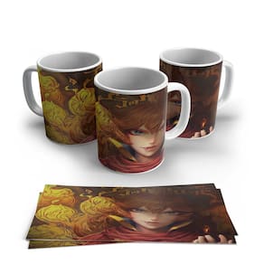 Caneca de Porcela Anime Black Cover Modelo 05