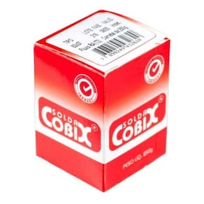 Solda estanho 0.8mm com fluxo 63x37 carretel 250g - cobix