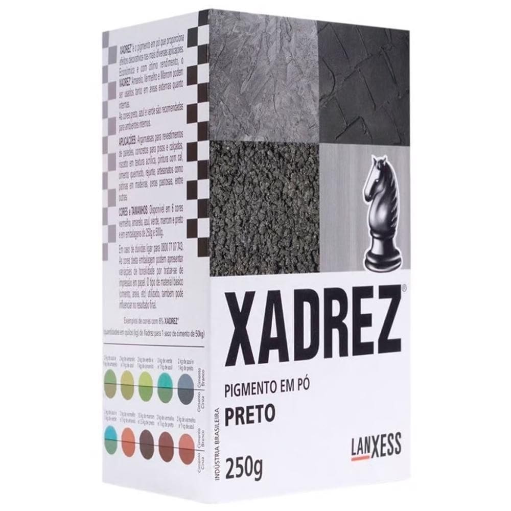 Pigmento Em Pó Xadrez 250G Xadrez Preto  67326  - Lanxess