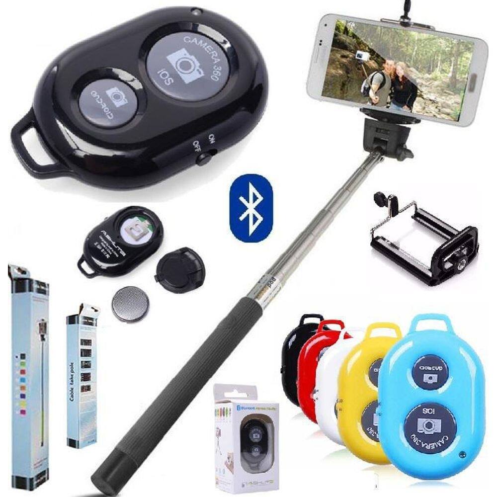 Kit youtuber microfone tripé celular iluminador gravar vídeo