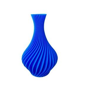 Vaso Plantas Modelo Espiral Azul - Jarro Decoração 12Cm