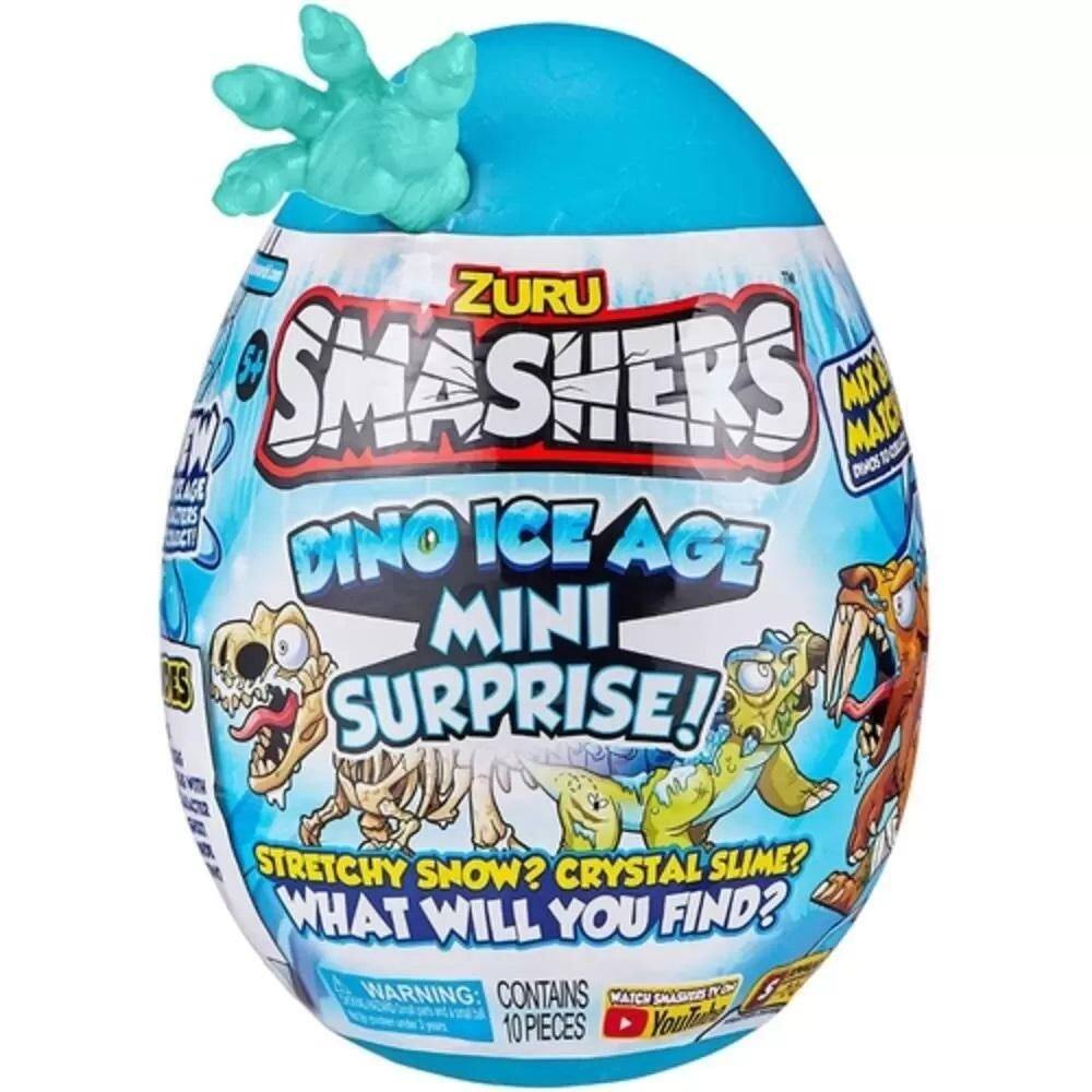 Brinquedo zuru smashers ovo dino ice mini surpresa f00630