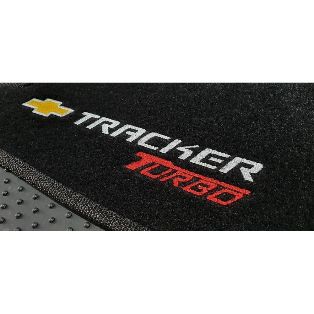Kit tapete tracker turbo premier jogo carpete luxo 2021+