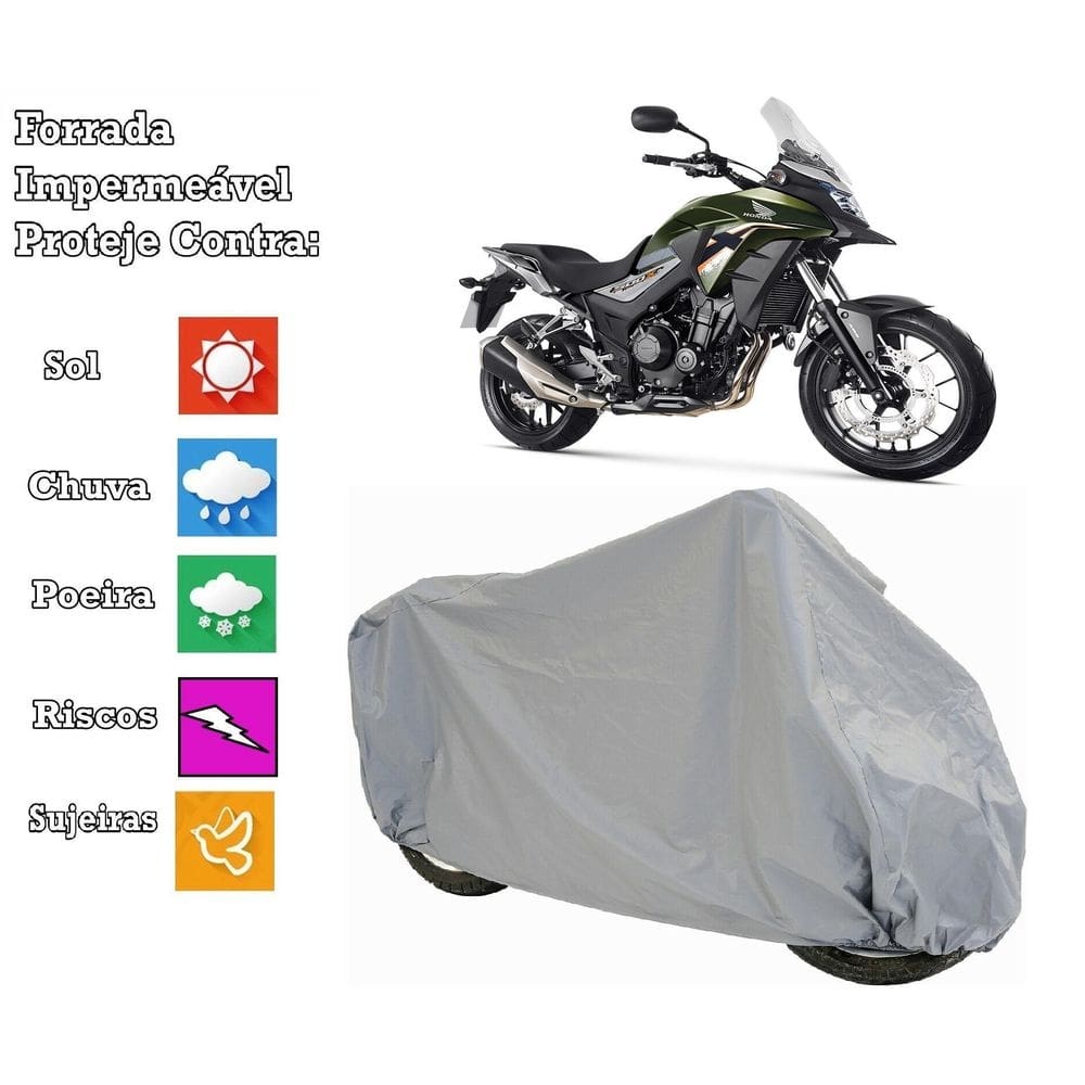 Capa cobrir moto honda cb 500x 100 % impermeável e 100%