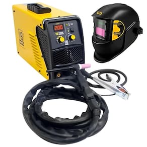 Solda Inversora 200 TIG/MMA 200S Mono 220V Com Máscara de Solda V8