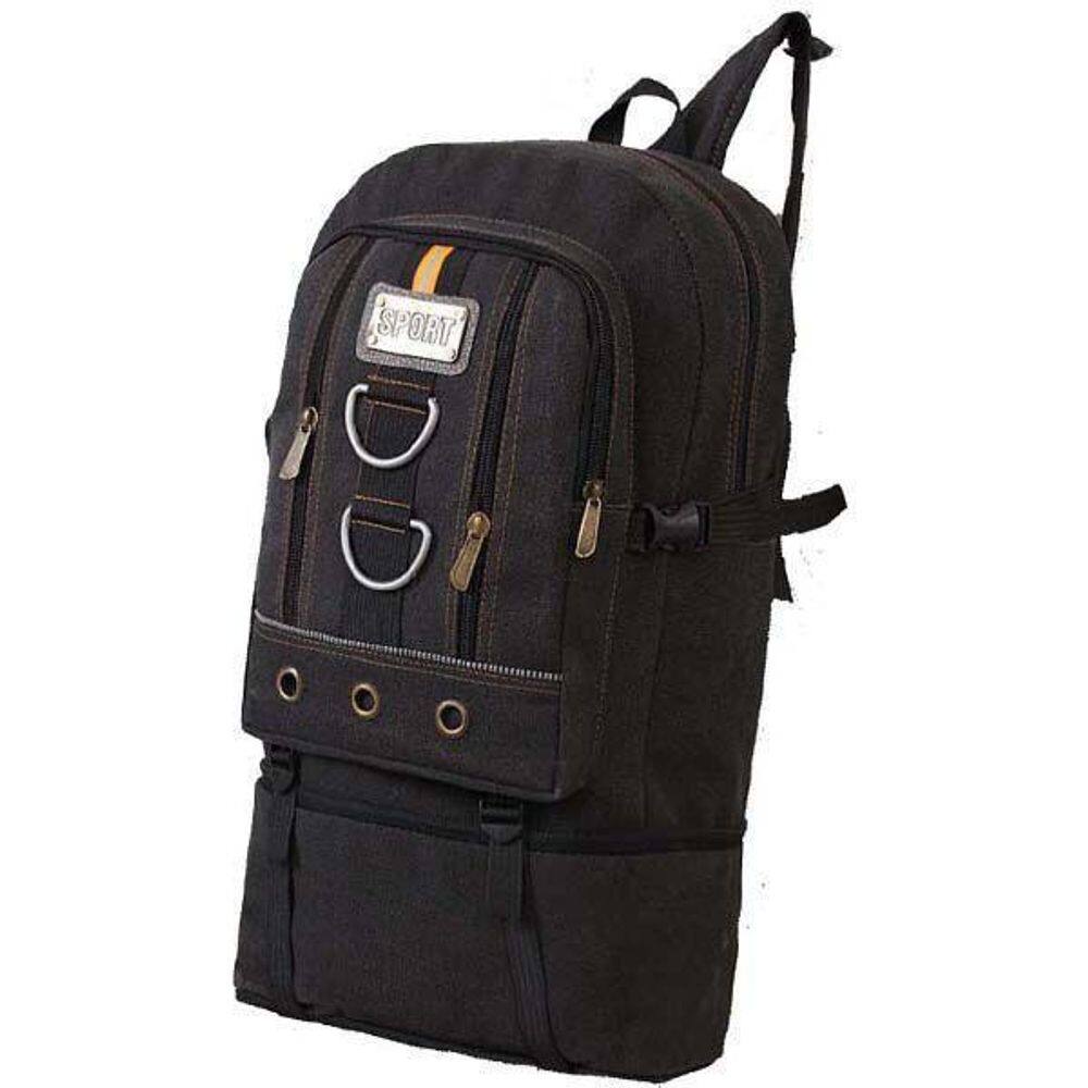 Mochila lona reforçada masculina viagem escola 3486