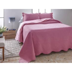Colcha casal dupla face bouti ultrasonic dyuri jolitex rosa