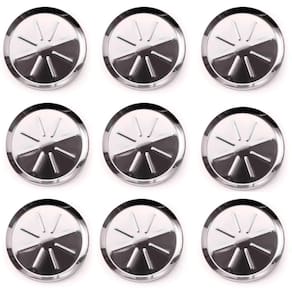 Kit porta copos mesa descanso aço inox 42 unidades