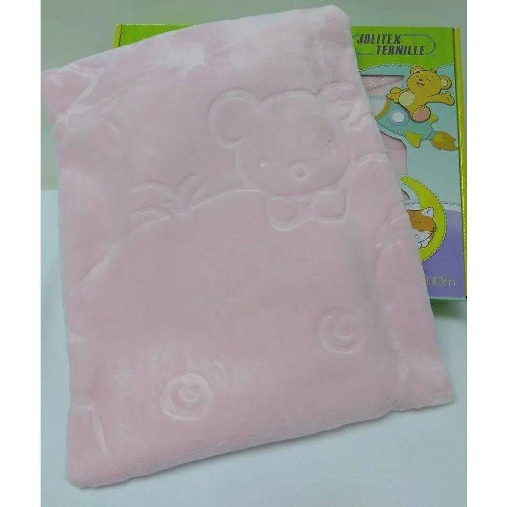 Cobertor infantil touch texture relevo jolitex ternille