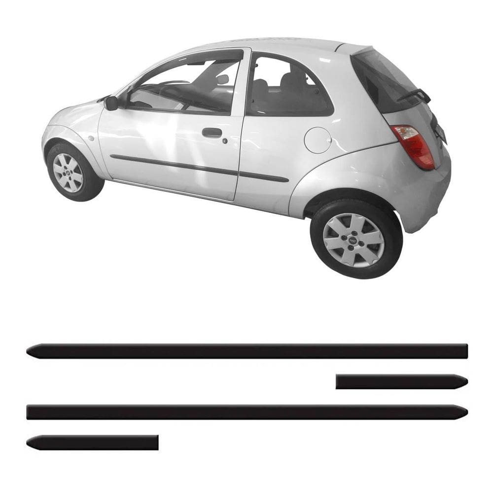 Friso lateral borracha ford ka 2000 2001 2002 2 portas 1820a