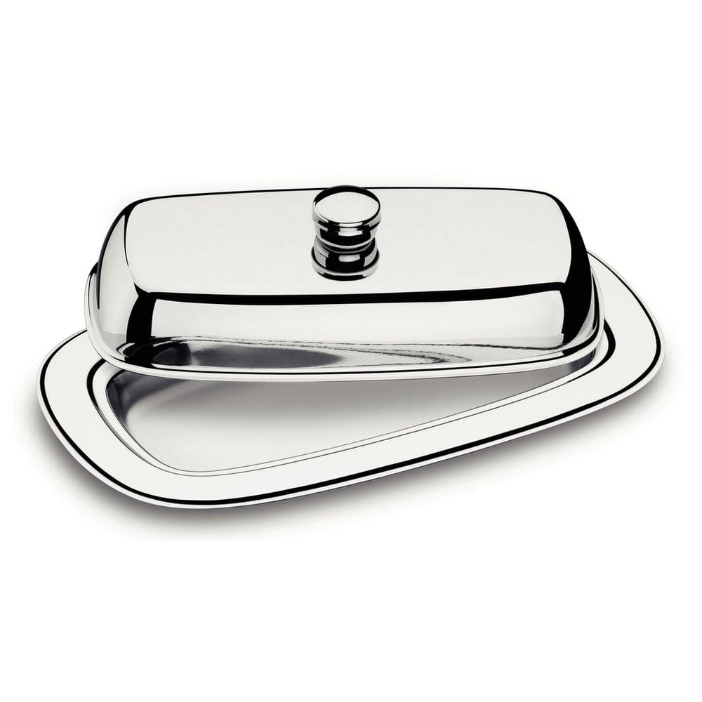Manteigueira com tampa aço inox tramontina