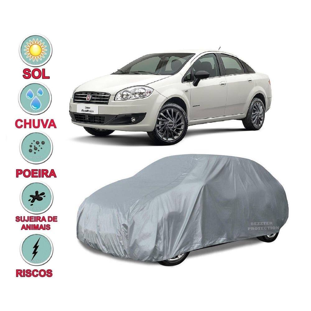 Capa cobrir carro fiat linea impermeável proteção bezzter