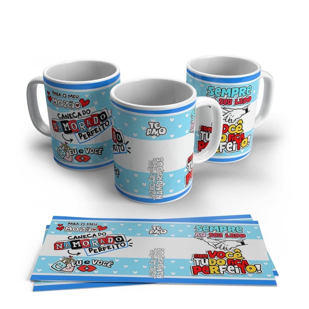 Caneca de Porcelana Dia dos Namorados Modelo 34