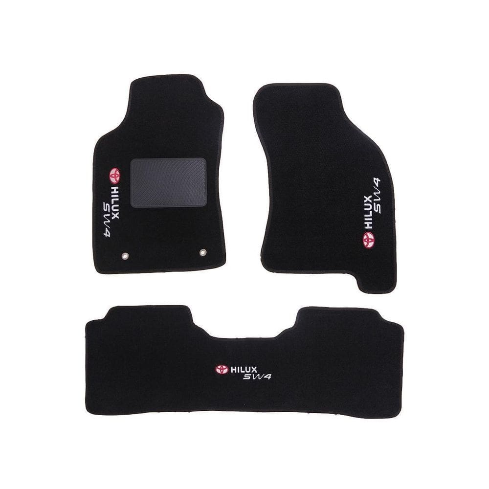 Tapete automotivo toyota hilux carpete base pinada