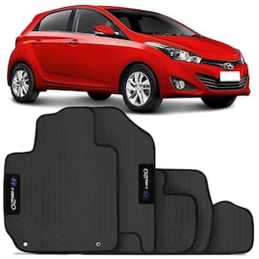 Tapete automotivo hb20 - borracha pvc bordado linha black