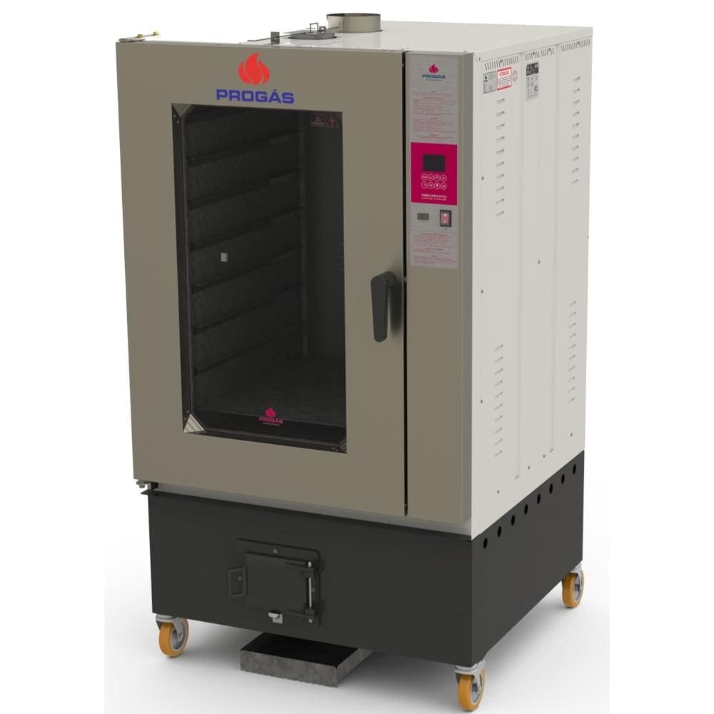 Forno Turbo a Lenha Progás 10 Esteiras Bivolt PRTLT-10000ST BIV