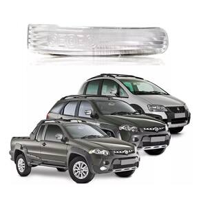 Par lente pisca seta retrovisor fiat strada adventure 2014