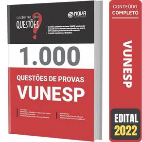 Livro de questões gabaritadas da vunesp - questões de provas