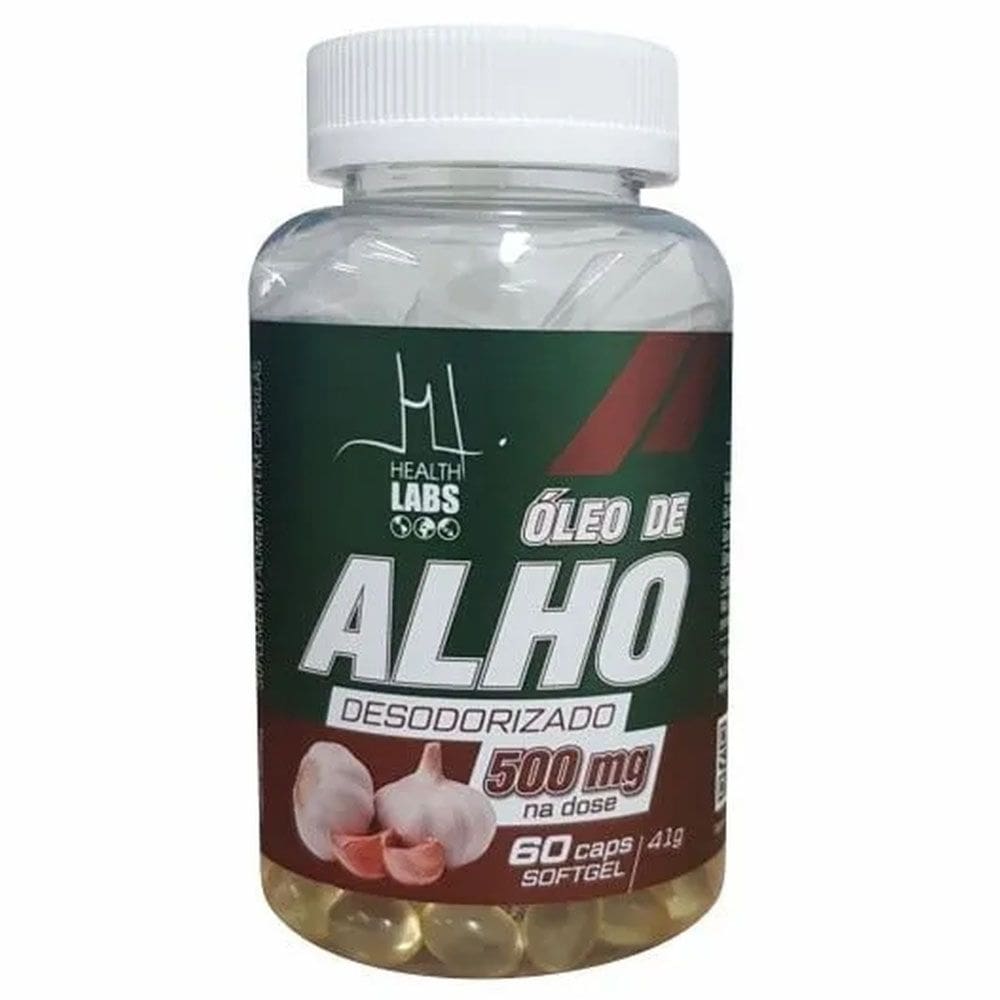 Oleo De Alho Desodorizado 500mg 60caps