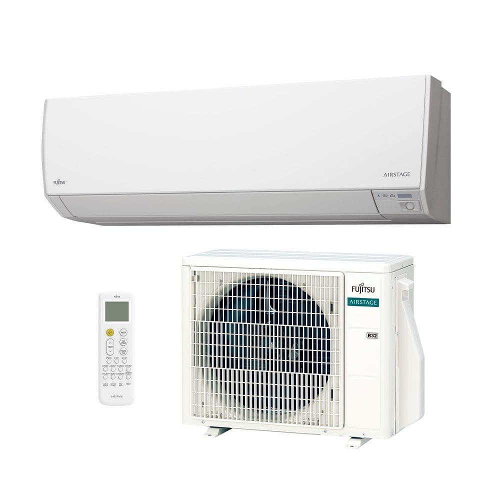 Ar Condicionado Split Hw Inverter R-32 Fujitsu Airstage Premium 9000 Btus Frio 220V Monofásico ASBG09CMBA