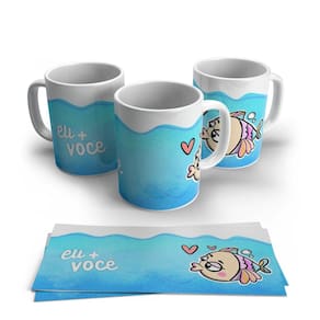 Caneca de Porcelana Dia dos Namorados Modelo 09
