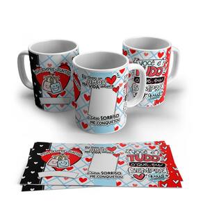 Caneca de Porcelana Dia dos Namorados Modelo 15