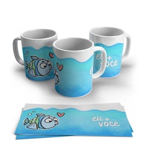 Caneca de Porcelana Dia dos Namorados Modelo 10
