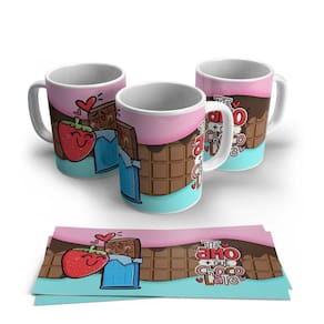Caneca de Porcelana Dia dos Namorados Modelo 03