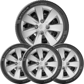 Jogo 4x calota toyota etios hatch sedan aro 14 com emblema