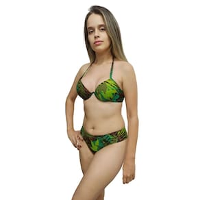 Biquíni feminino bojo meia taça com aro inteiro P ao 50