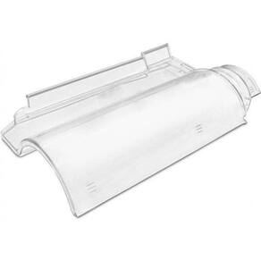 10 telhas americana transparente policarbonato plastelha