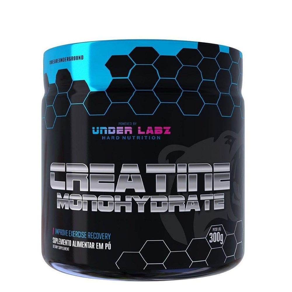 Creatina monohidratada 300g - under labz - sem sabor