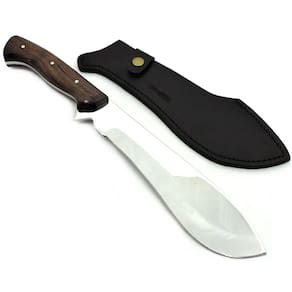 Faca/ Facão Kukri Artesanal Forjado Aço Alemão Lâm 23 cm.