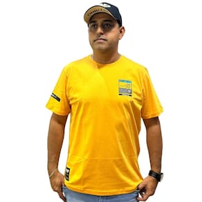 Camiseta Masculina Onbongo Amarela ON095