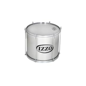 Surdo 20” x 60 cm Alumínio 8 Afinadores Izzo Pele Leitosa