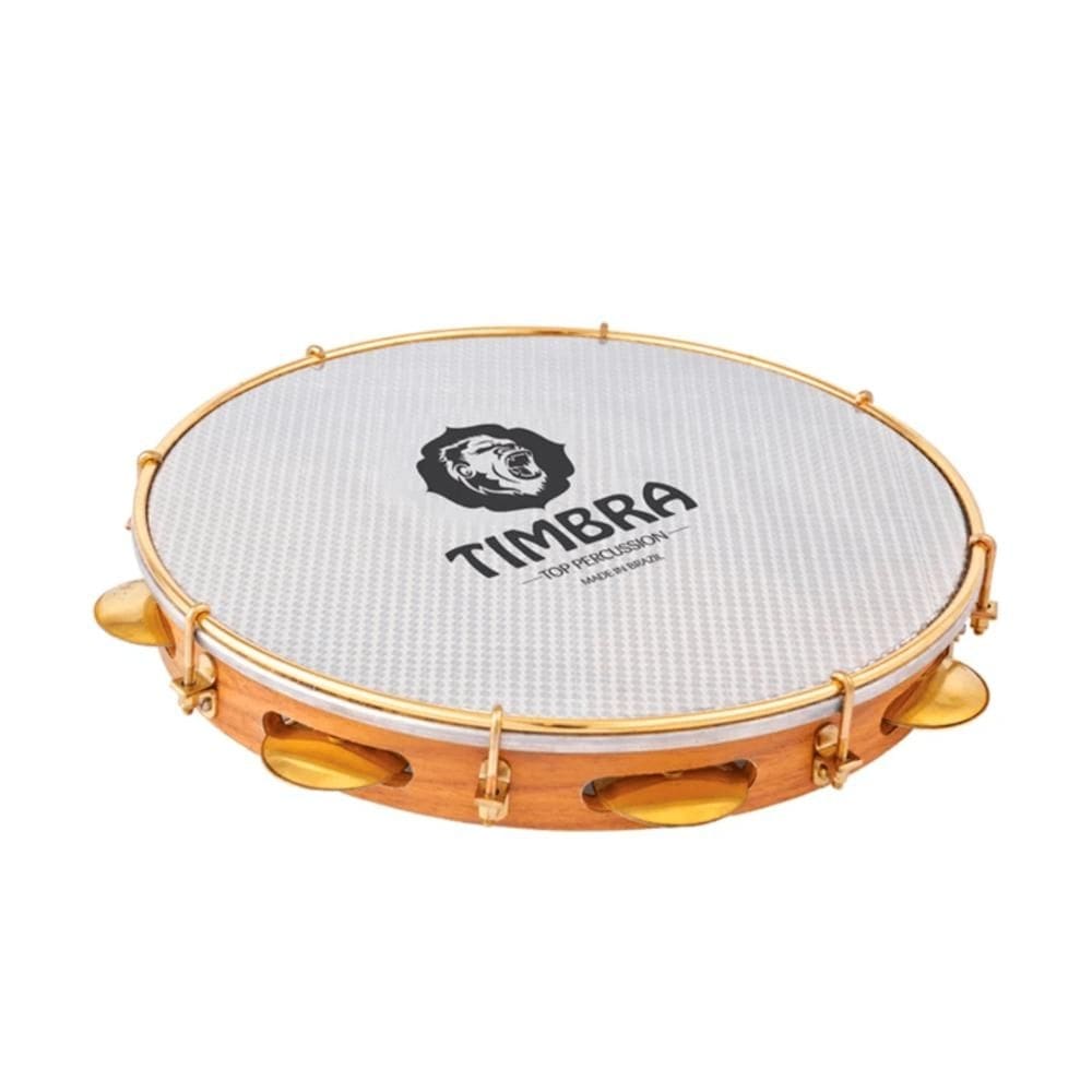 Pandeiro Profissional 12” Freijó Pele Prismática com Capa