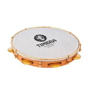 Pandeiro Profissional 12” Freijó Pele Prismática com Capa
