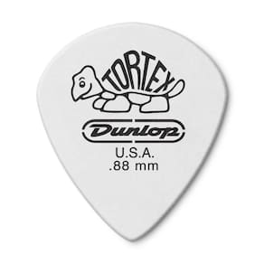 Palheta Jazz III 0.88 mm Dunlop Tortex White Jazz Branca
