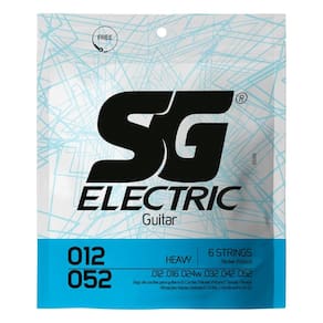 Encordoamento SG Guitarra .012 Tensão Alta