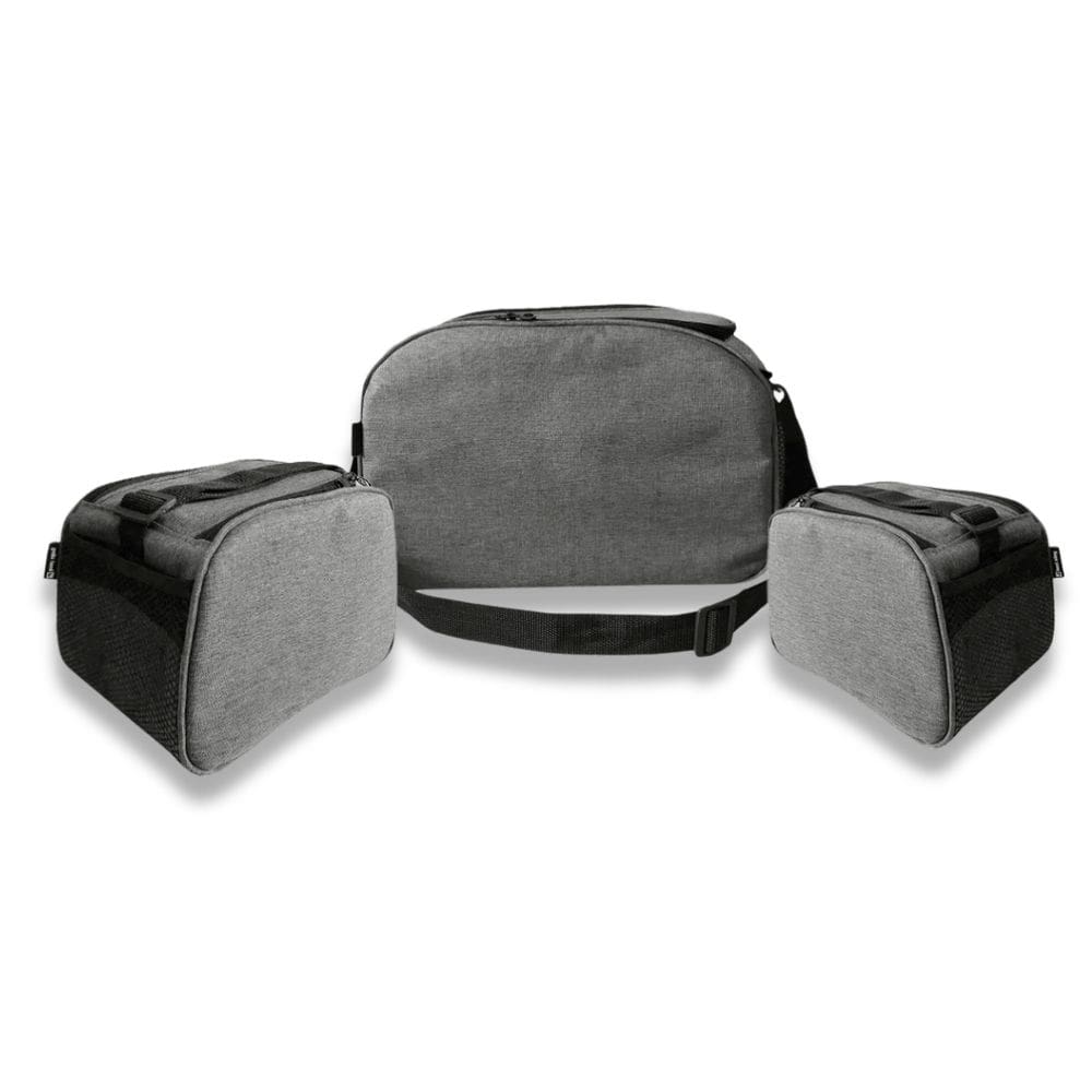 Kit 3 Bolsa Termica Impermeavel c/ Alça Ombro Viagem Passeio Grande Porta Alimentos 9 12 20 Litros