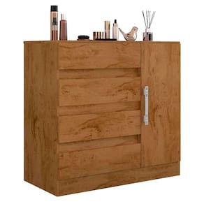 Cômoda 8000 e Guarda Roupa Casal B23063 Freijó - Araplac
