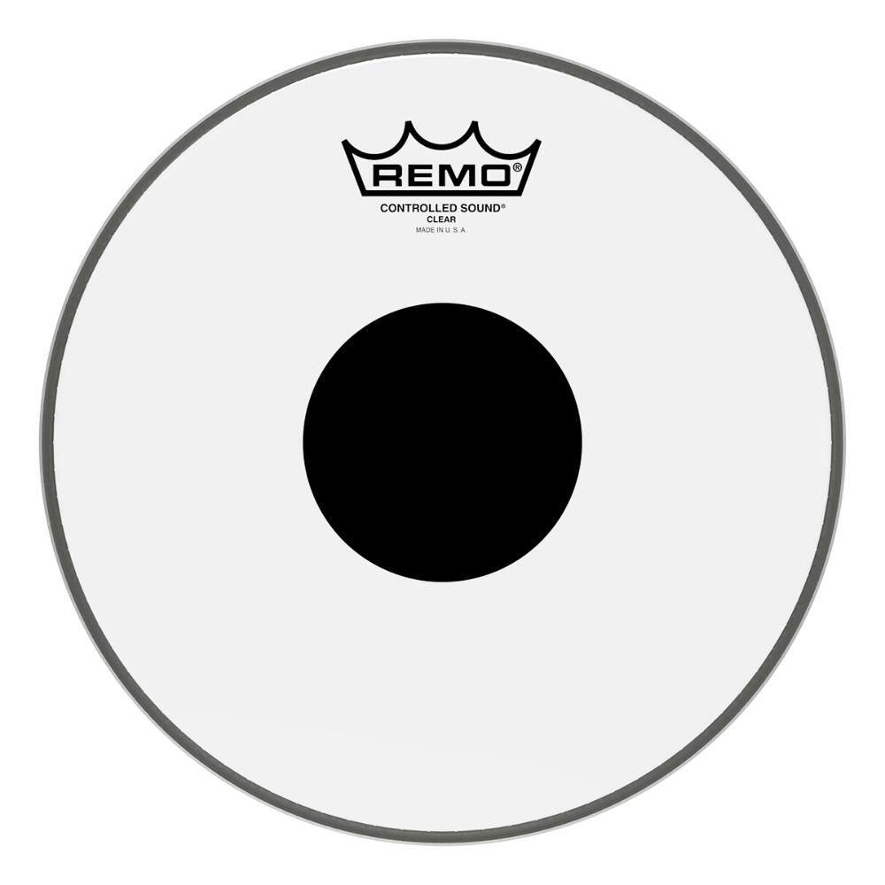 Pele Tom 10” Film Simples Transparente Remo Controlled Sound